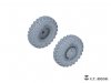 E.T. Model P35-128 Russian BTR-70 APC Sagged Wheels for Trumpeter kit 1/35